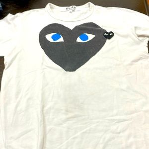 Comme des Garçon play tee shirt size XL